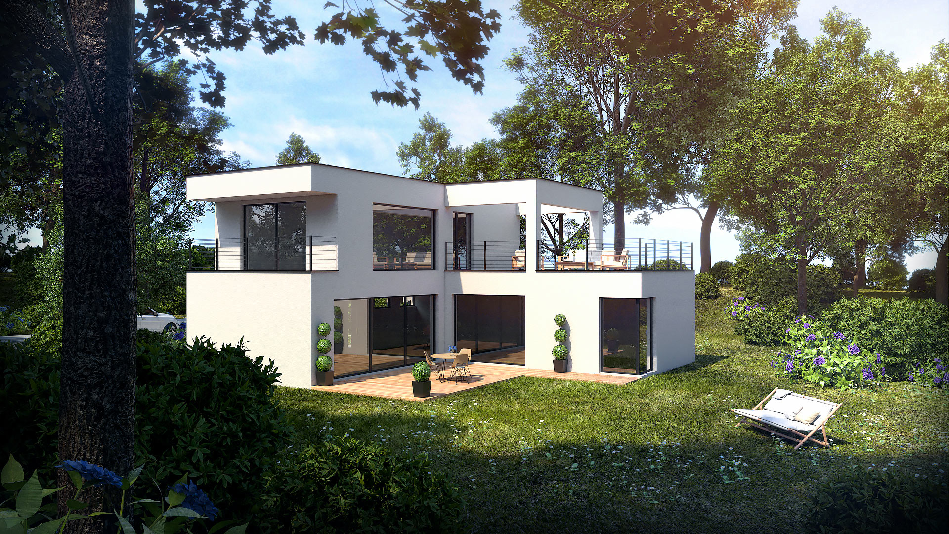 Architektenhaus in Natur